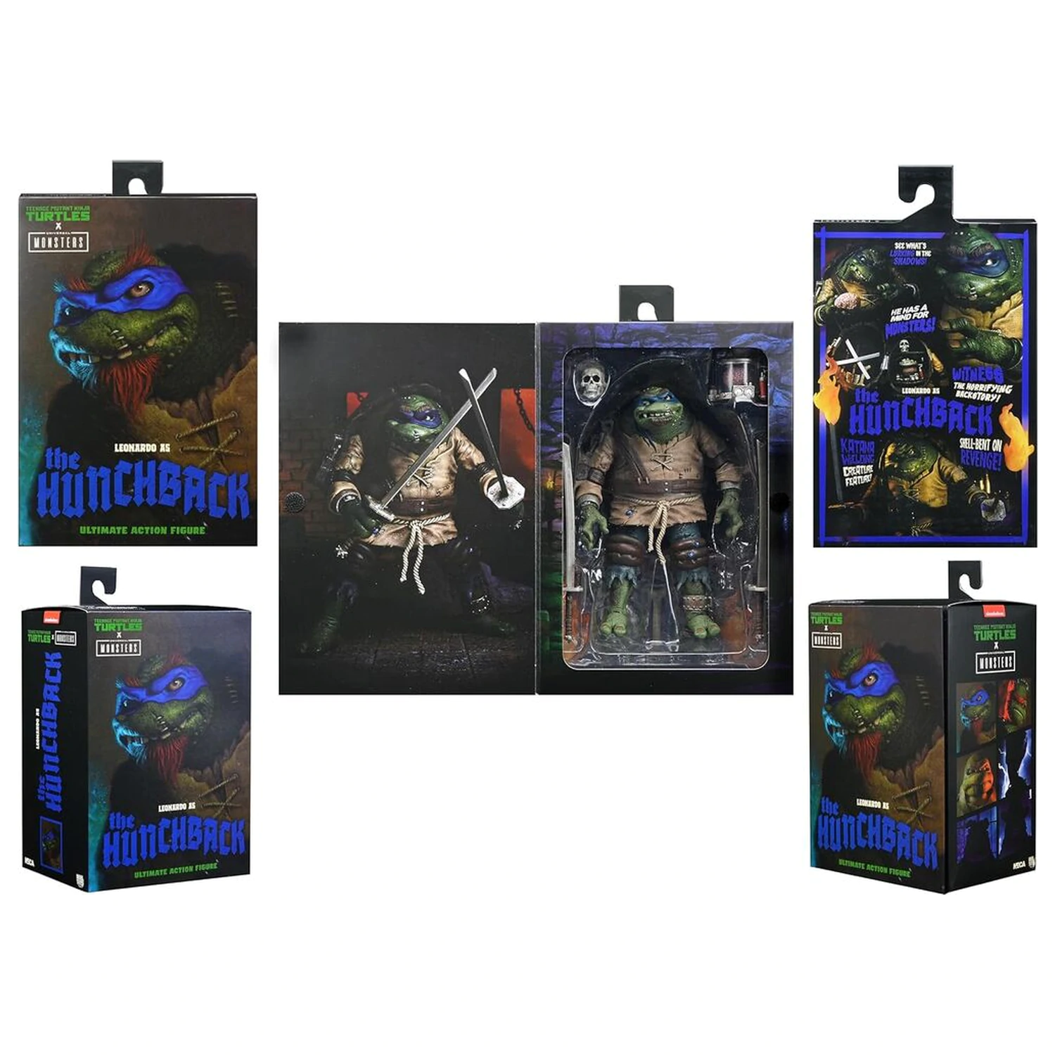Ninja Turtles Leonardo As Hunchback Ultimate figura 18cm termékfotó