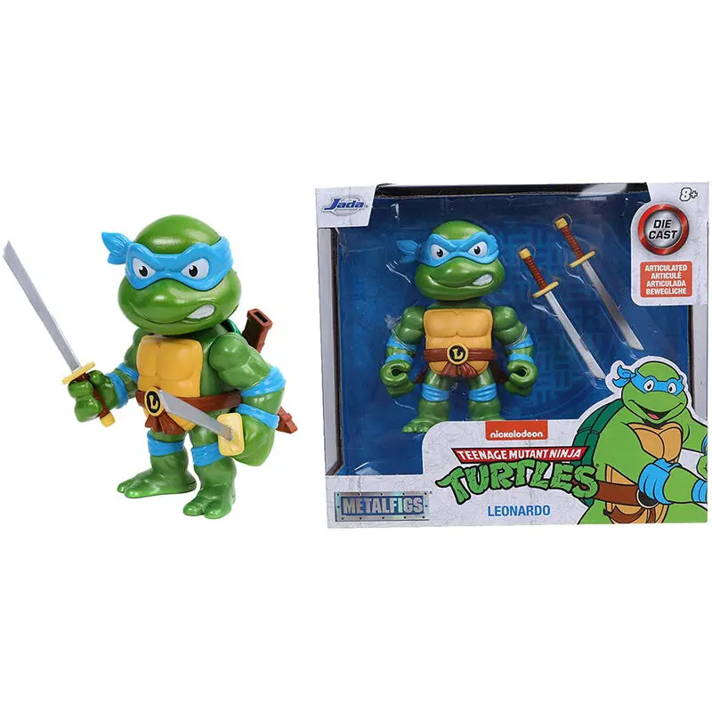 Ninja Turtles Leonardo metalfigs figura 10cm termékfotó