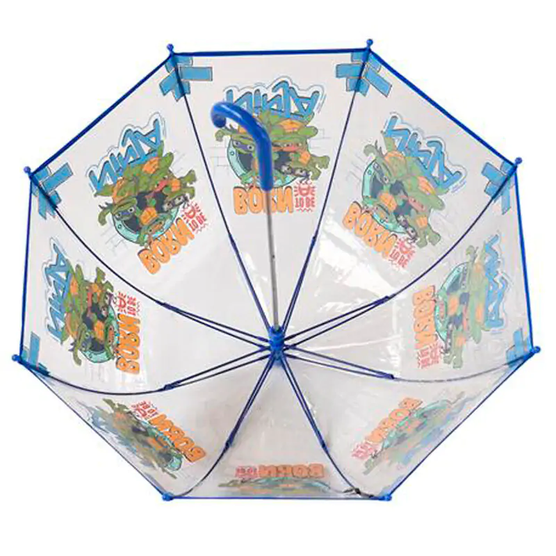 Ninja Turtles manuális átlátszó esernyő 48cm termékfotó