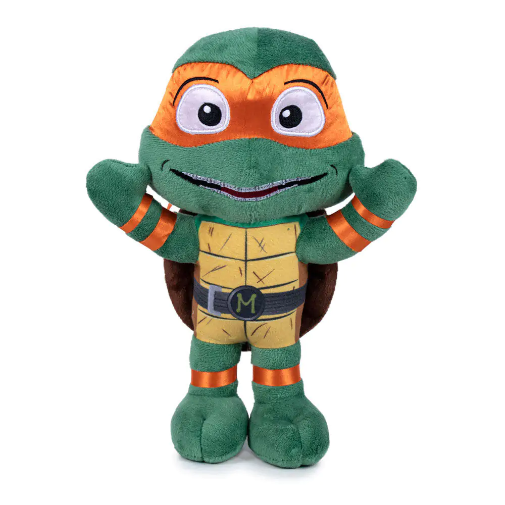 Ninja Turtles Mutant Mayhem Michelangelo plüss 38cm termékfotó