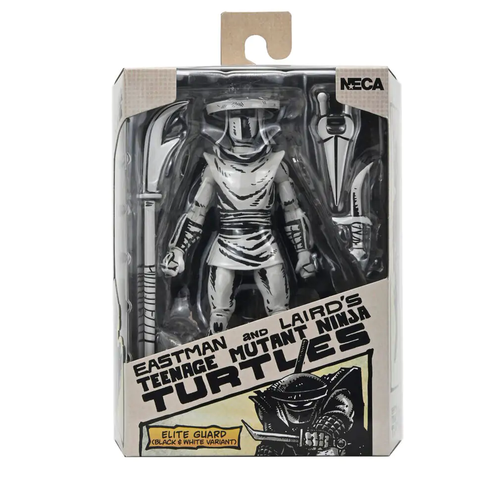 Ninja Turtles Teenage Mutant Elite Guard Black &amp; White figura 18cm termékfotó