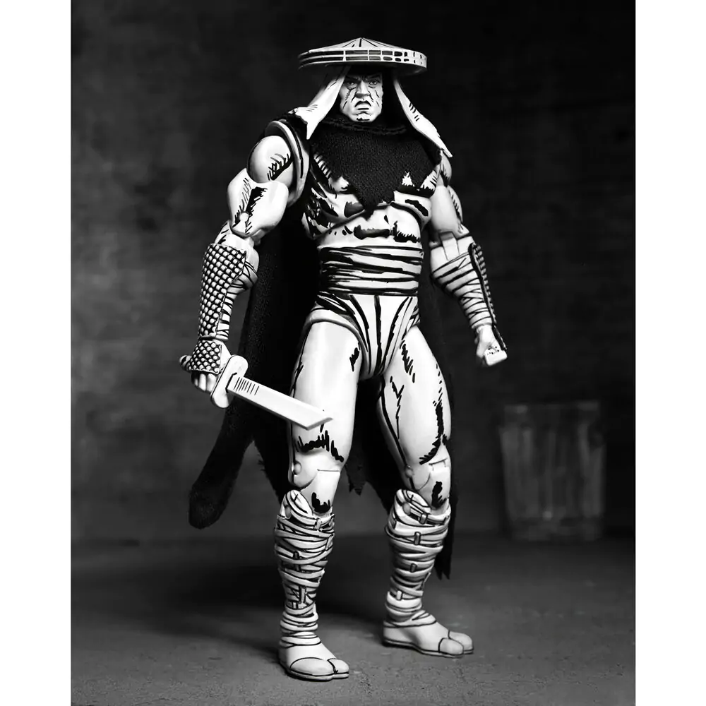 Ninja Turtles Teenage Mutant Foot Elite Assassin Black &amp; White figura 18cm termékfotó