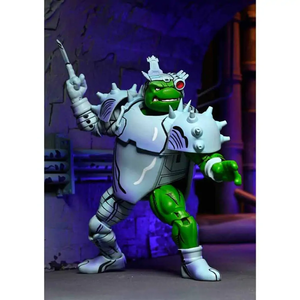 Ninja Turtles Teenage Mutant Mirage Comics Cyborg Donatello figura 18cm termékfotó