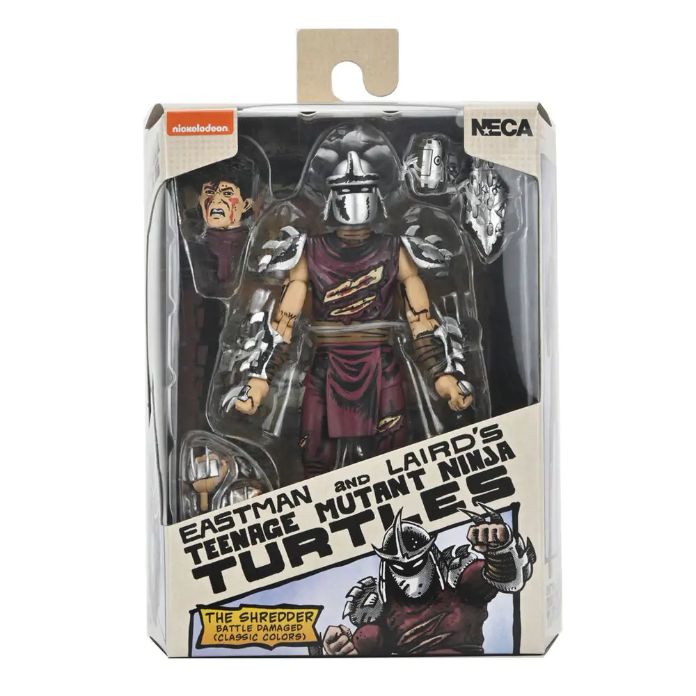 Ninja Turtles Teenage Mutant The Sheredder Battle Damaged figura 18cm termékfotó