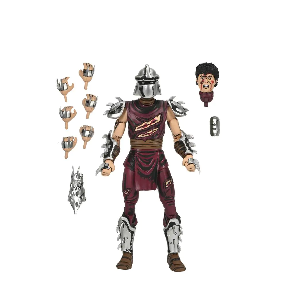 Ninja Turtles Teenage Mutant The Sheredder Battle Damaged figura 18cm termékfotó