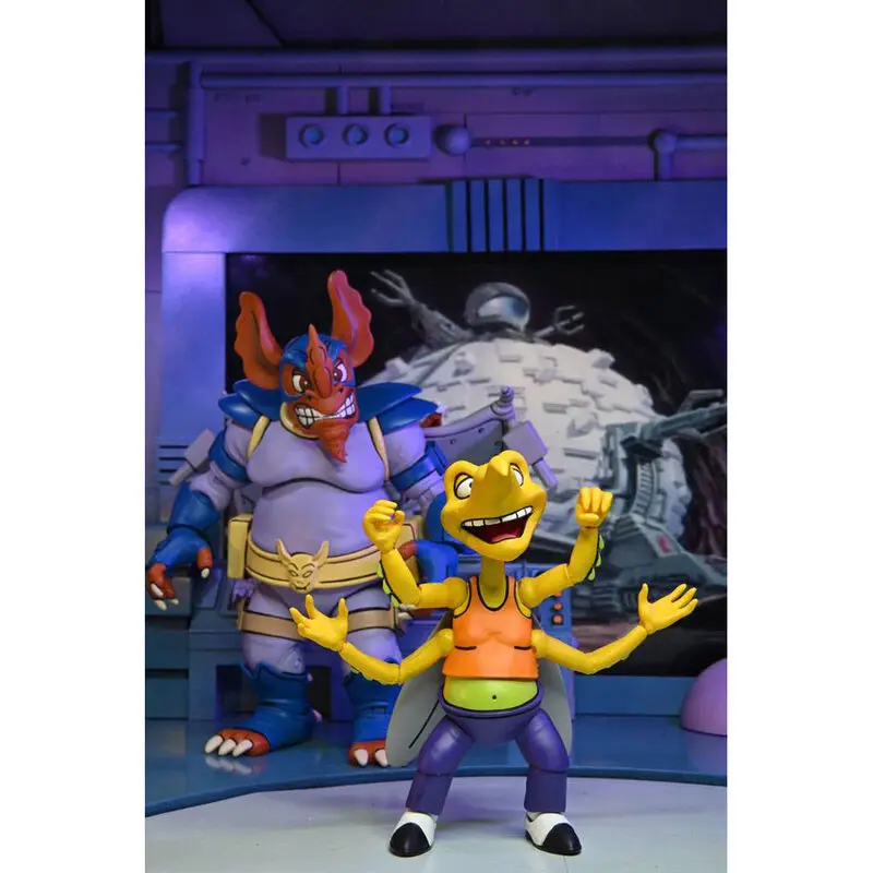 Ninja Turtles Wingnut and Screwloose Scale Action figura csomag 18cm termékfotó