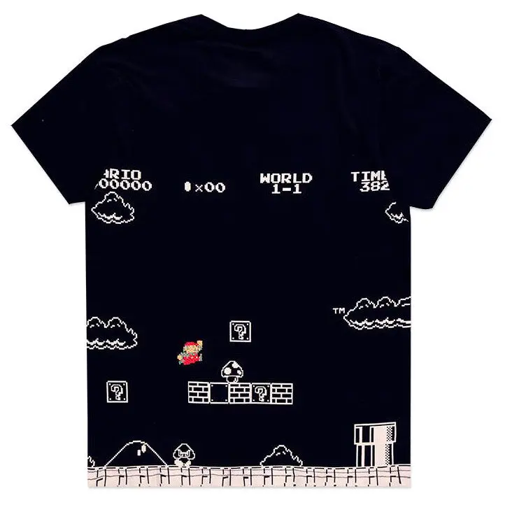 Nintendo 8 Bit Super Mario Bros póló termékfotó