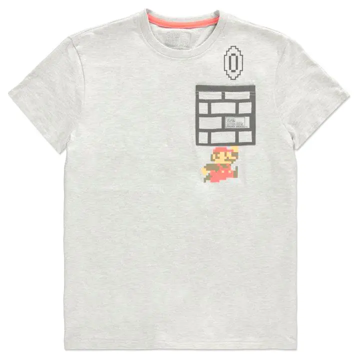 Nintendo 8 Bit Super Mario Bros póló termékfotó