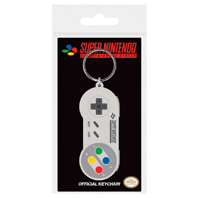 Nintendo SNES Controller gumis kulcstartó termékfotó