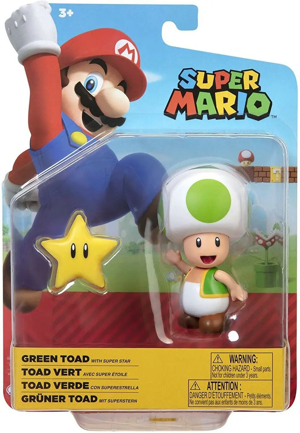 Nintendo Super figura Green Toad 10 cm termékfotó
