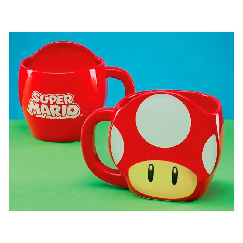 Nintendo Super Mario 3D mushroom bögre termékfotó