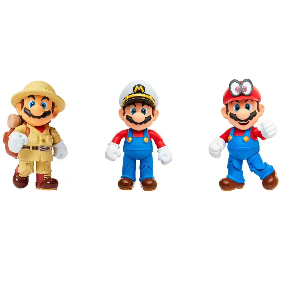 Nintendo Super Mario 3db-os figura csomag 10cm termékfotó