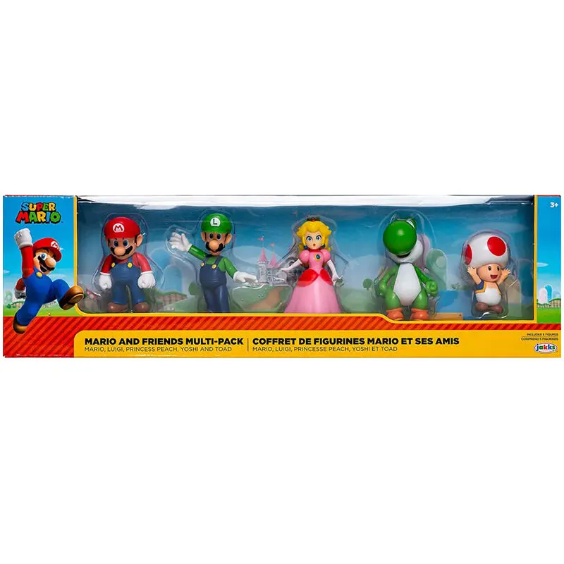 Nintendo Super Mario 5db-os figura csomag 6cm termékfotó