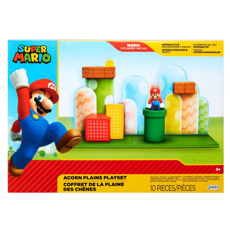 World of Nintendo Super Mario Playset Acorn Plains termékfotó