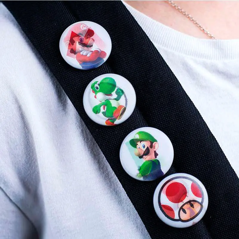Nintendo Super Mario Bros 6db-os kitűző csomag termékfotó
