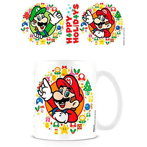 Nintendo Super Mario Bros Happy Holidays bögre termékfotó