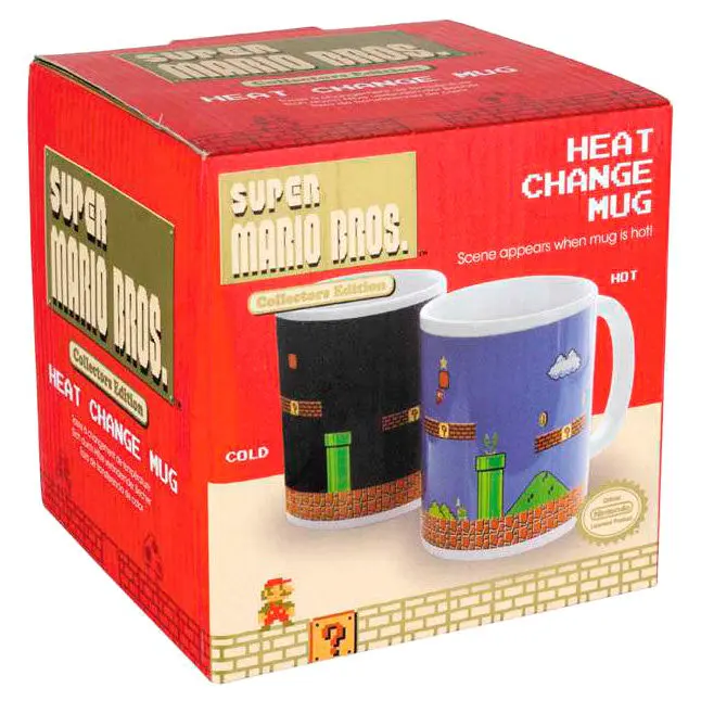 Super Mario Bros. Heat Change Mug Level termékfotó