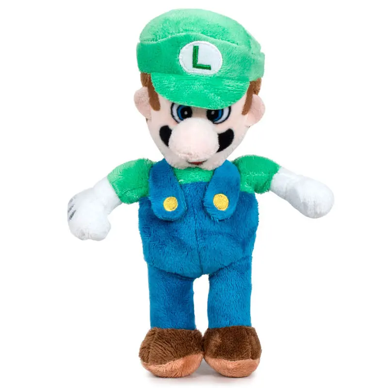Nintendo Super Mario Bros Luigi plüssfigura 20cm termékfotó