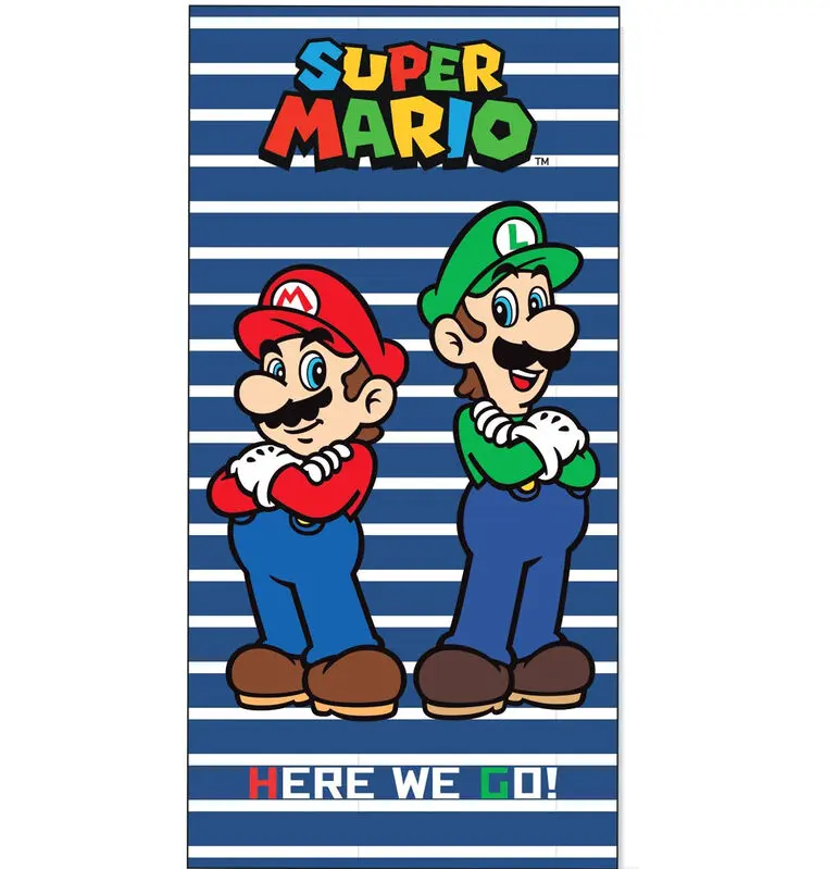 Nintendo Super Mario Bros Mario Kart pamut strand törölköző termékfotó