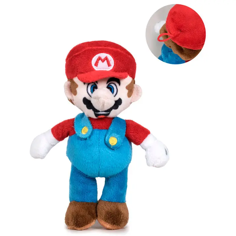 Nintendo Super Mario Bros Mario plüssfigura 20cm termékfotó