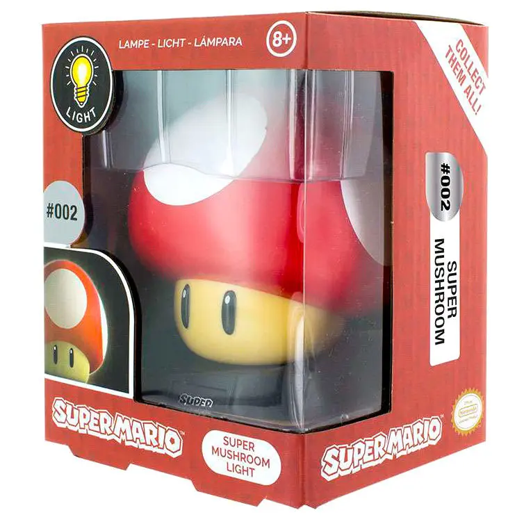 Nintendo Super Mario Bros Mushroom 3D lámpa termékfotó