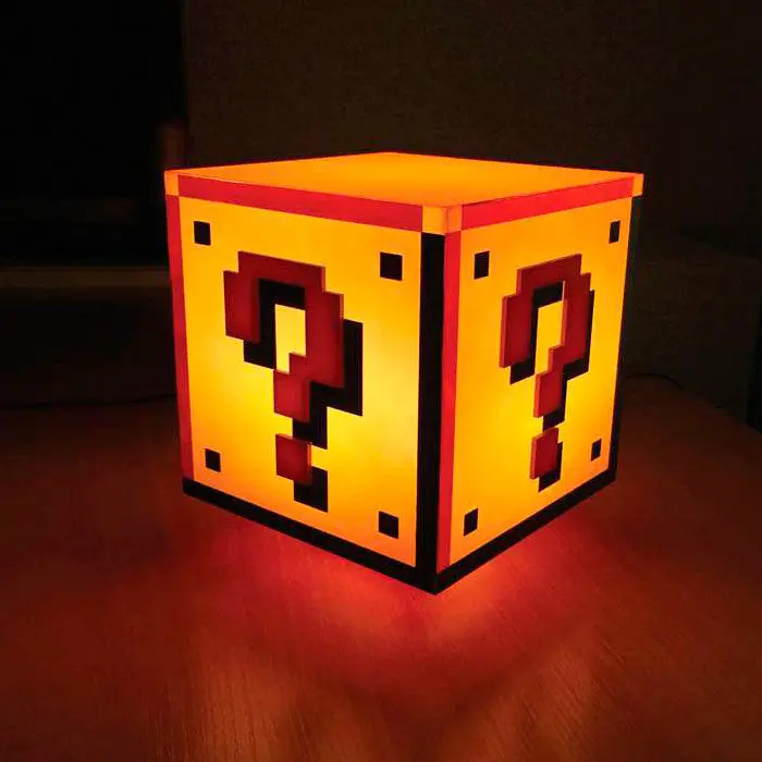 Nintendo Super Mario Bros Question Block lámpa termékfotó
