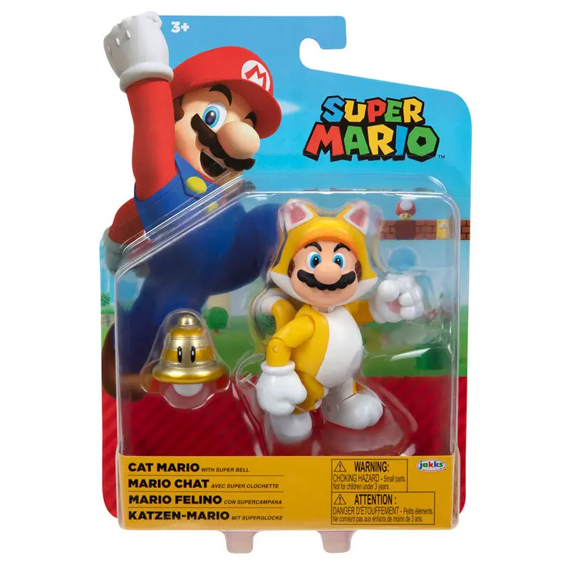 Nintendo Super Mario Cat Luigi figura 10cm termékfotó
