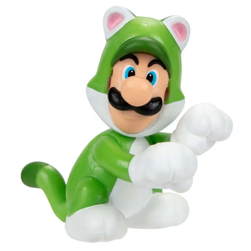 Nintendo Super Mario Cat Luigi figura 6,5cm termékfotó