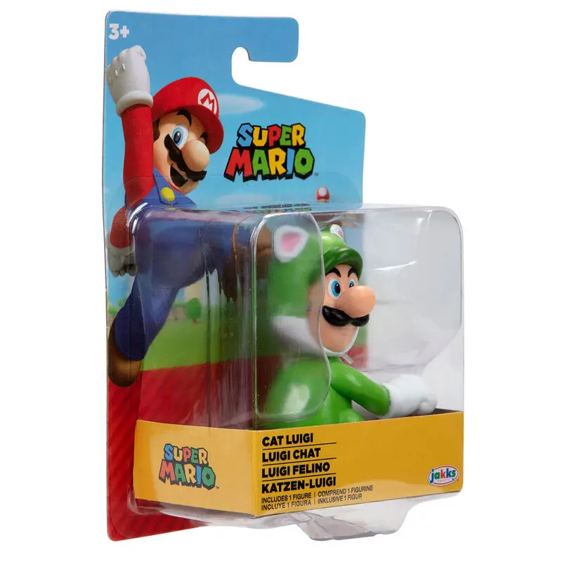 Nintendo Super Mario Cat Luigi figura 6,5cm termékfotó