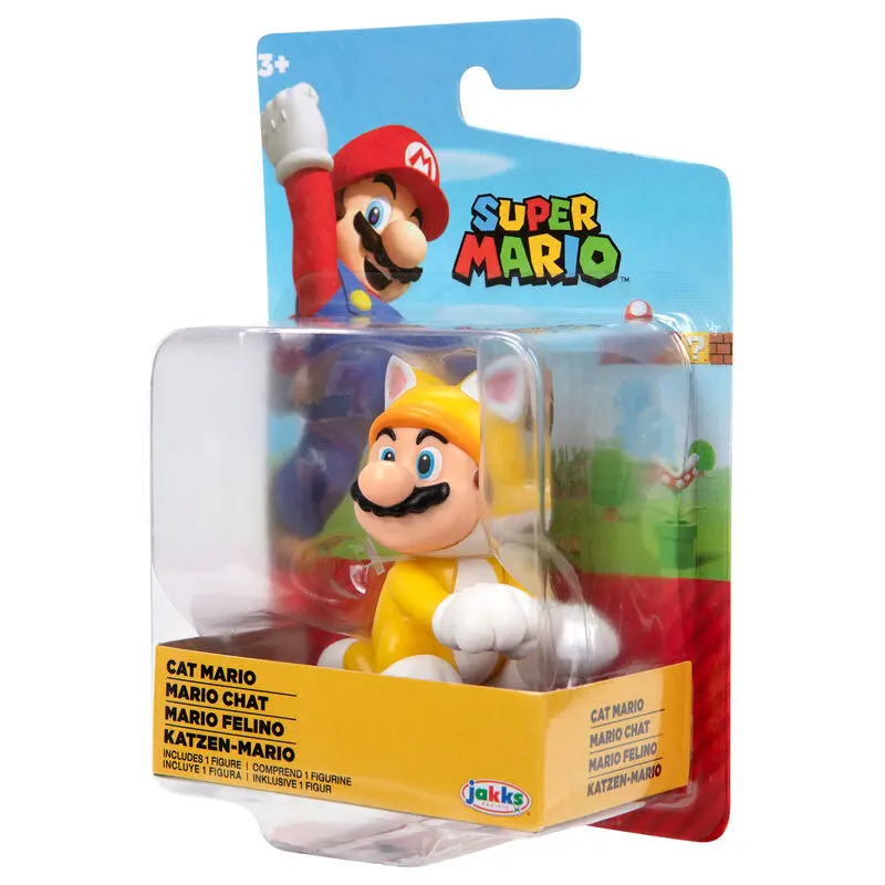 Nintendo Super Mario Cat Mario figura 6,5cm termékfotó