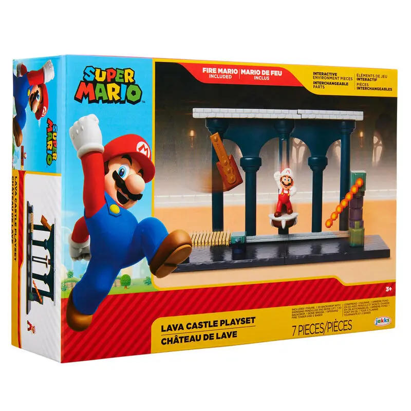 Nintendo Super Mario Lava Castle játékkészlet termékfotó
