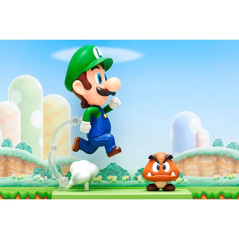 Nintendo Super Mario Luigi Nendoroid figura 10cm termékfotó