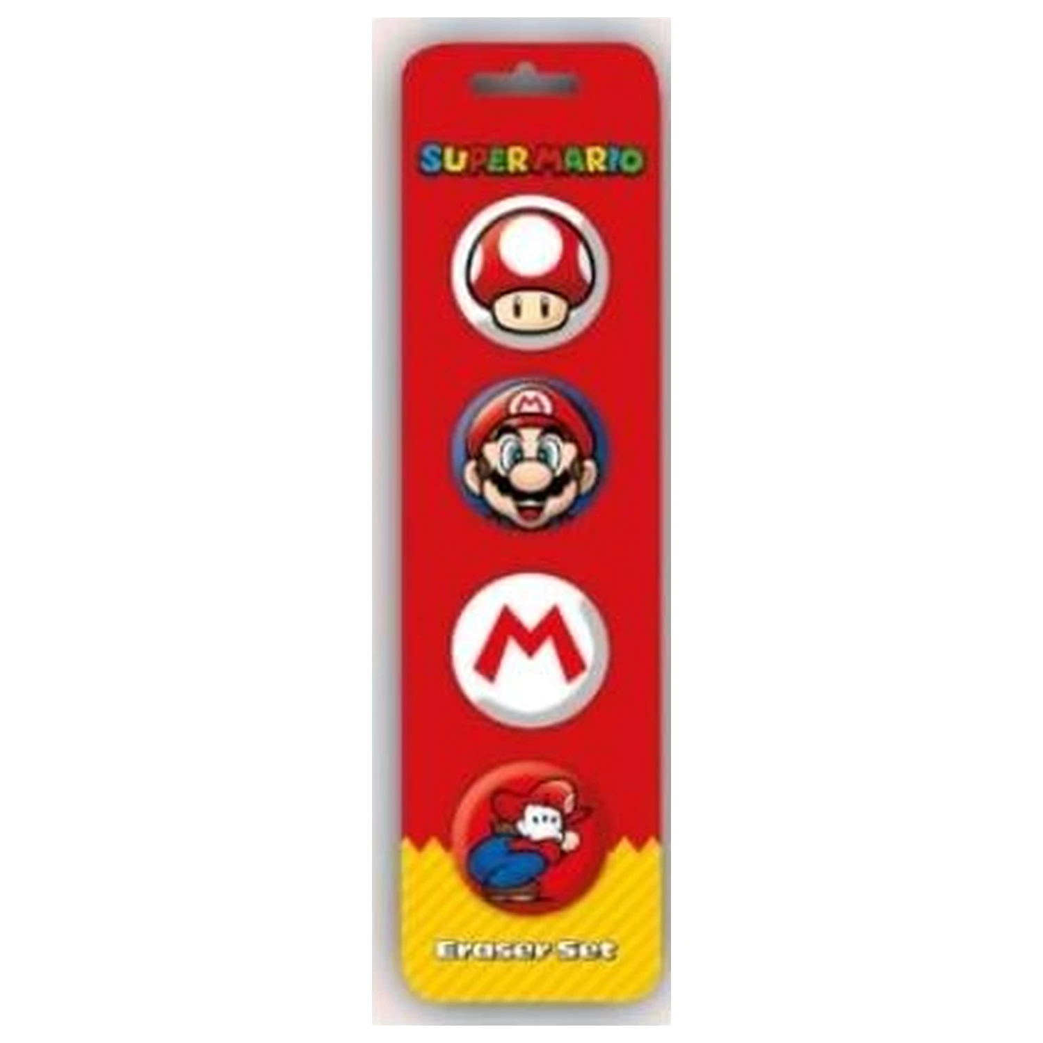 Nintendo Super Mario radír csomag termékfotó