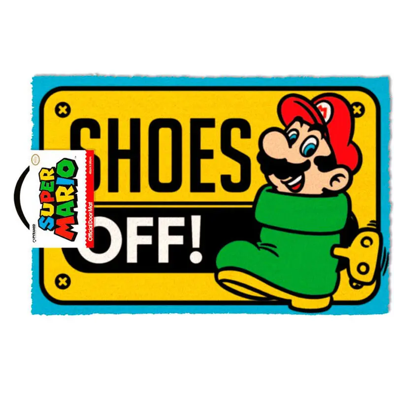 Nintendo Super Mario Shoes Off lábtörlő termékfotó