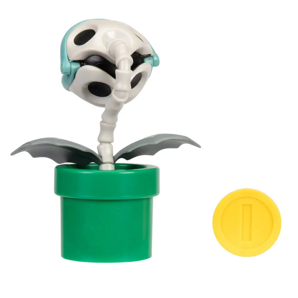 Nintendo Super Mario Wave 28 Bone Piranha Plant figura 10 cm termékfotó