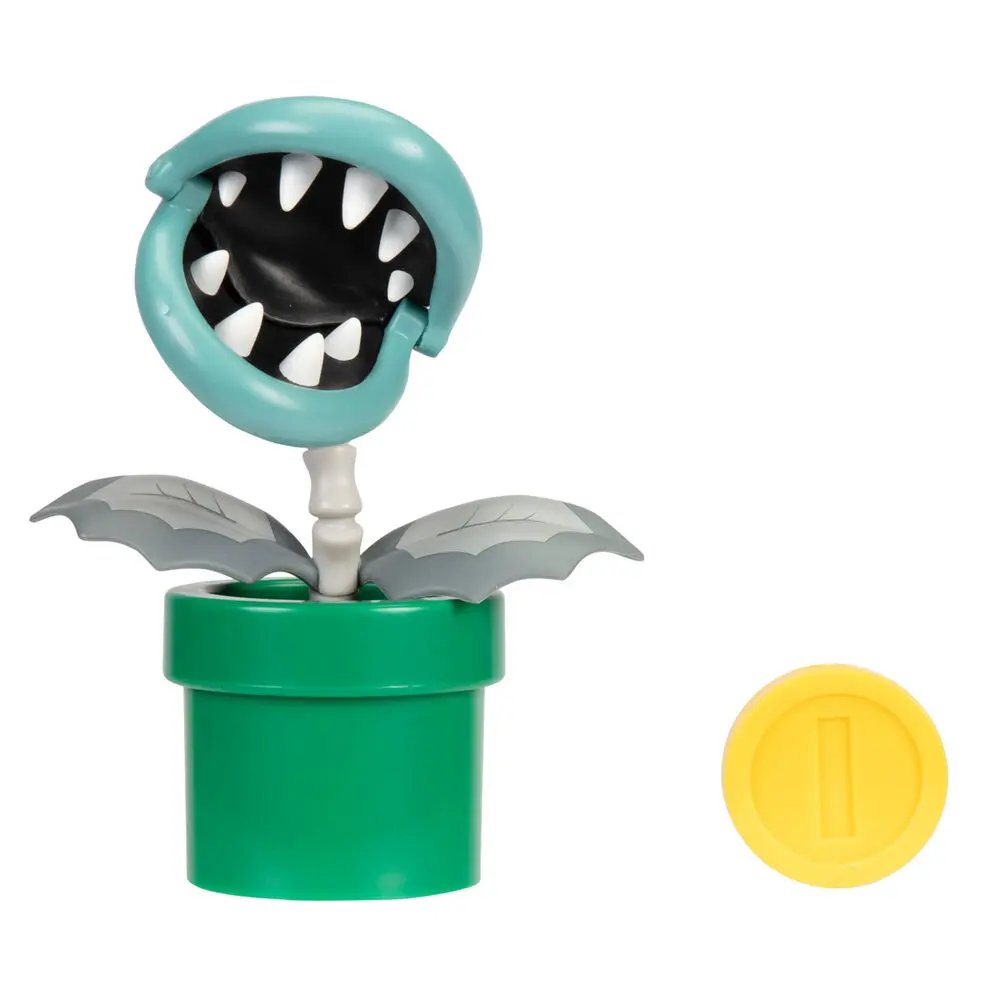 Nintendo Super Mario Wave 28 Bone Piranha Plant figura 10 cm termékfotó