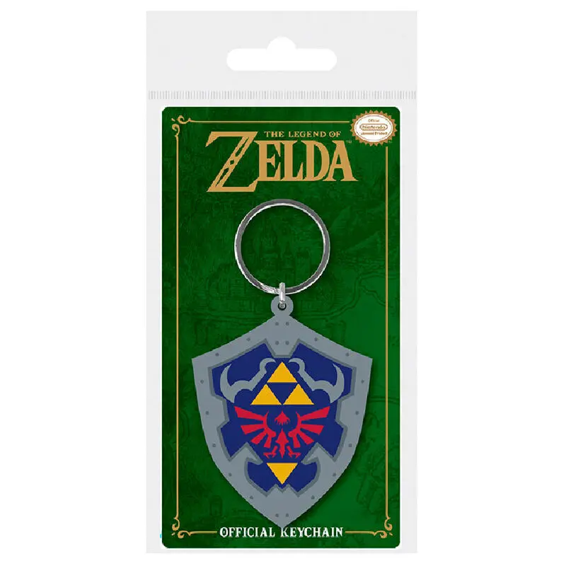 Nintendo The Legend of Zelda Hylian Shield gumis kulcstartó termékfotó