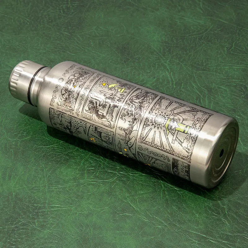 Nintendo Zelda fém palack kulacs termékfotó