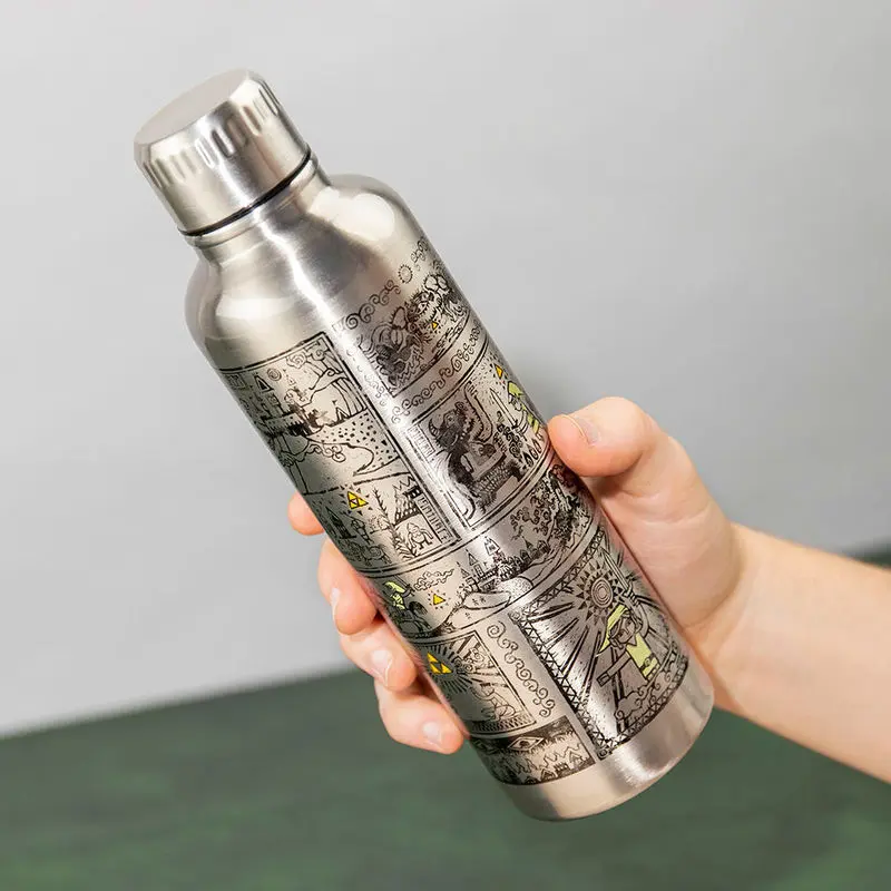 Nintendo Zelda fém palack kulacs termékfotó