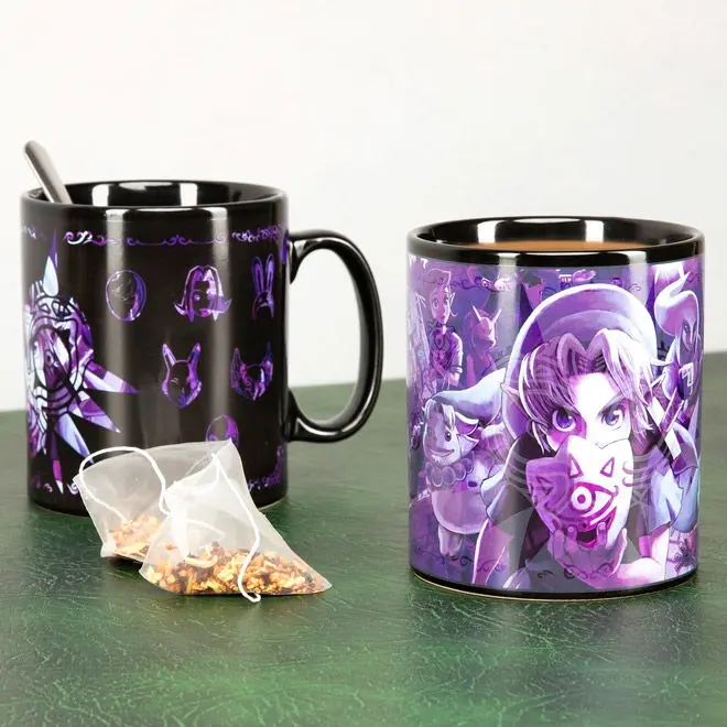 Nintendo Zelda Majoras Mask hőre változó bögre termékfotó