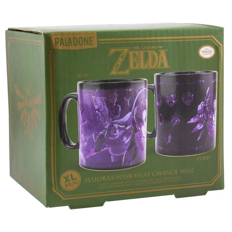 Nintendo Zelda Majoras Mask hőre változó bögre termékfotó