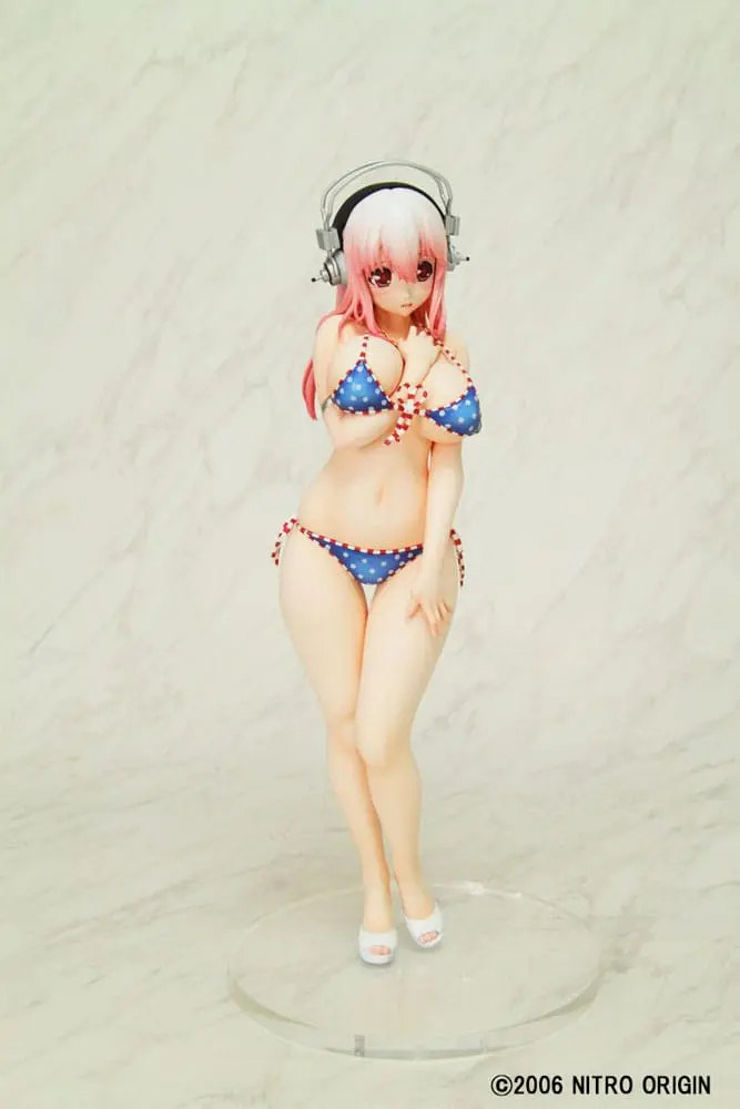 Nitro Super Sonic PVC Statue 1/6 Super Sonico Paisura Bikini Ver. Re-Run 28 cm termékfotó