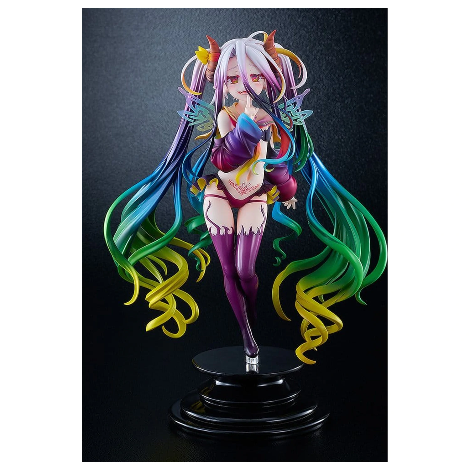 No Game No Life 1/7 Black Shiro PVC figura 26 cm termékfotó