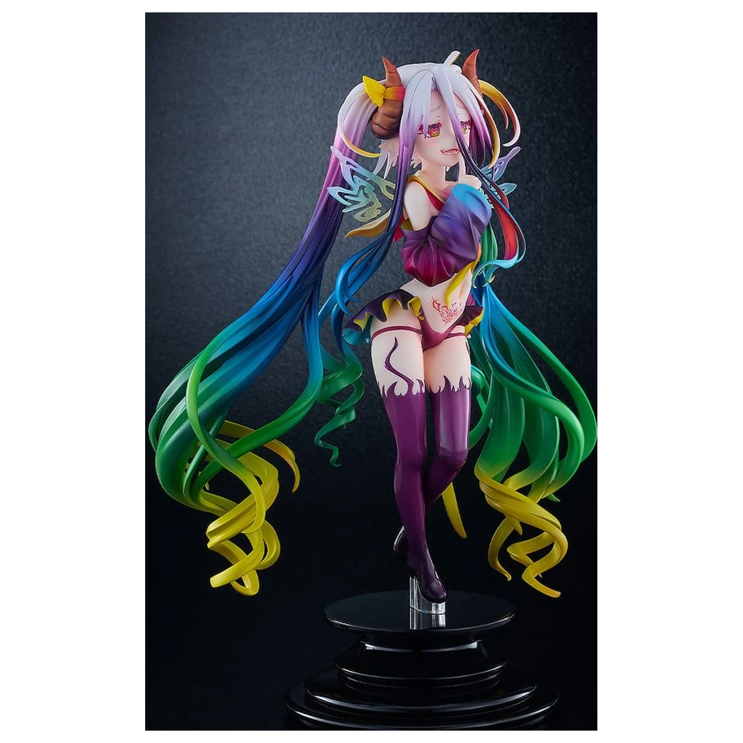 No Game No Life 1/7 Black Shiro PVC figura 26 cm termékfotó