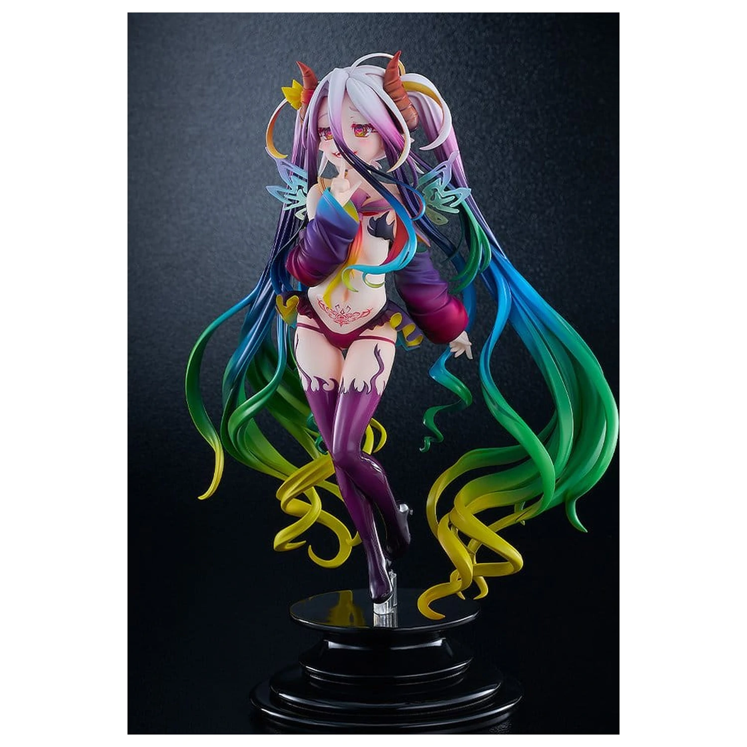 No Game No Life 1/7 Black Shiro PVC figura 26 cm termékfotó