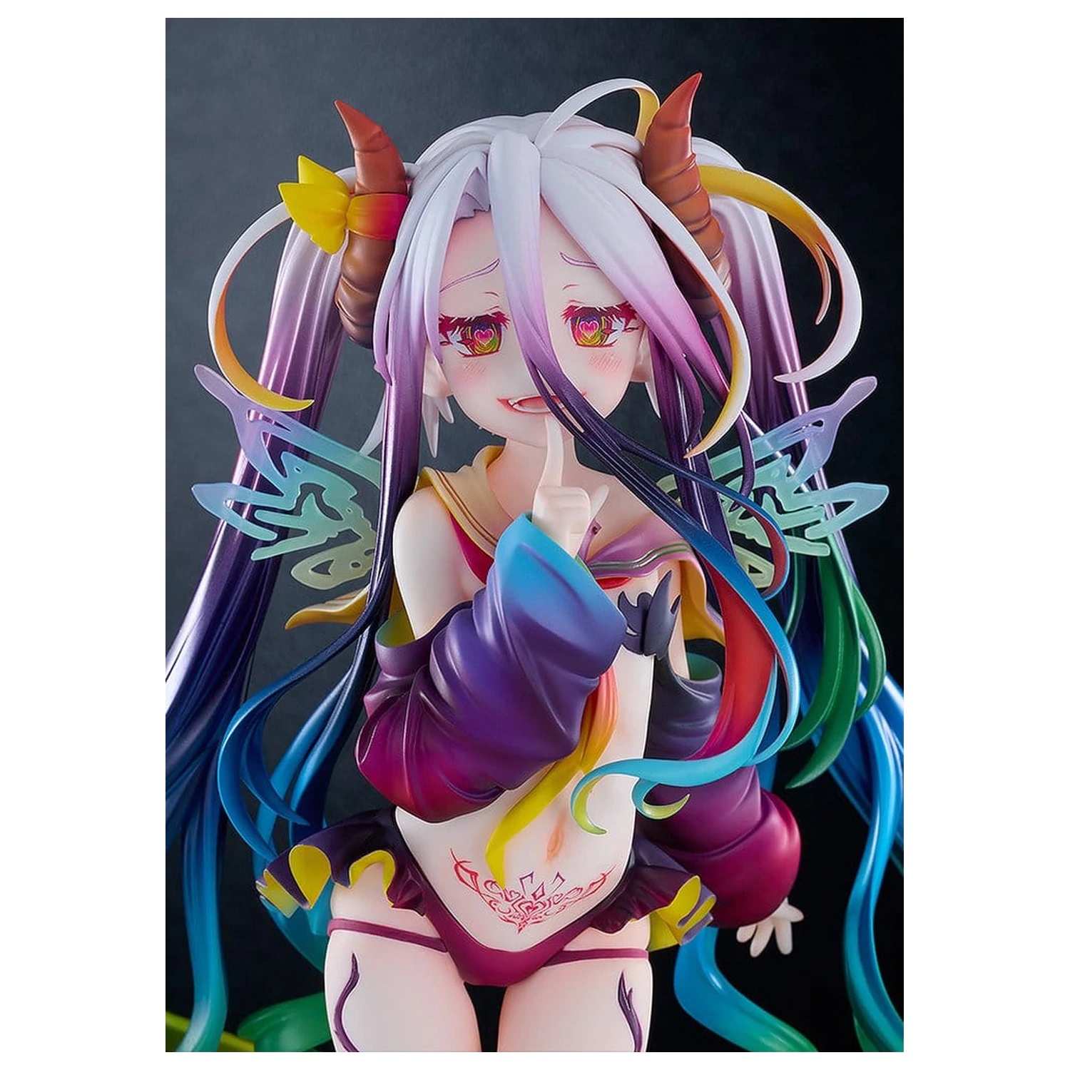 No Game No Life 1/7 Black Shiro PVC figura 26 cm termékfotó