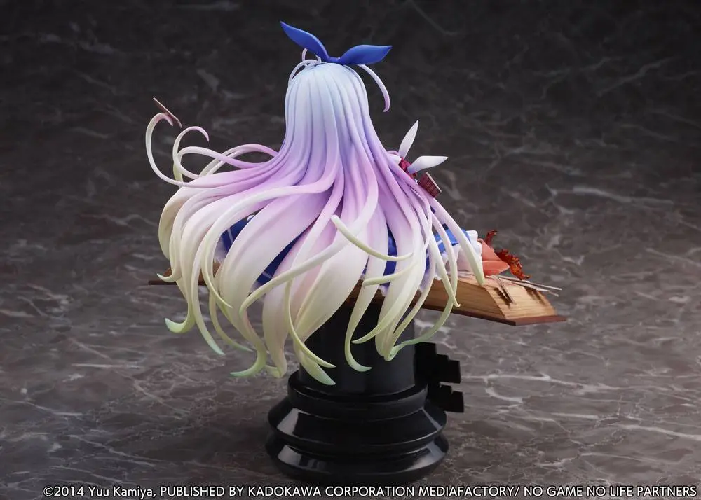 No Game No Life 1/7 Shiro Alice in Wonderland Ver. szobor figura 24 cm termékfotó