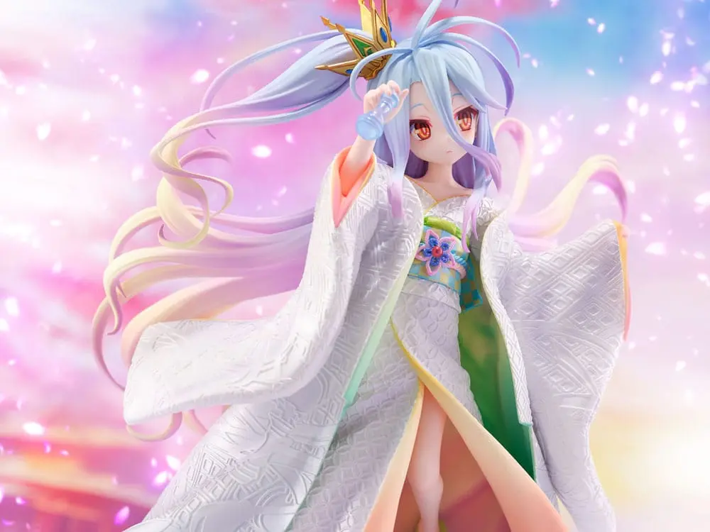 No Game no Life PVC Statue 1/7 Shiro -Shiromuku- 23 cm termékfotó