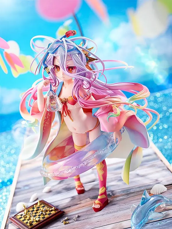 No Game No Life 1/7 Shiro Summer Season Ver. PVC szobor figura 19 cm termékfotó
