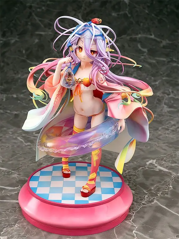 No Game No Life 1/7 Shiro Summer Season Ver. PVC szobor figura 19 cm termékfotó